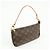 Louis Vuitton Monogram Pochette Accessoires Pouch Hand Bag Brown M51980 - vista 4