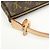 Louis Vuitton Monogram Pochette Accessoires Pouch Hand Bag Brown M51980 - vista 9