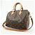 Louis Vuitton Monogram Speedy Bandouliere 25 2Way Bag Brown M46977 - vista 3