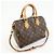 Louis Vuitton Monogram Speedy Bandouliere 25 2Way Bag Brown M46977 - vista 4