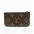 Louis Vuitton Monogram Pochette Cles Coin Case Key Case Brown M62650 - vista 2
