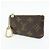 Louis Vuitton Monogram Pochette Cles Coin Case Key Case Brown M62650 - vista 3