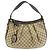 Borsa a tracolla GUCCI Sukey Interlocking G GG Canvas Beige Brown 232955