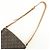 Borsa a tracolla Louis Vuitton Monogram Musette Marrone M51256 - vista 6