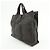 Hermès HERMES Her Line MM Handtasche Tote Bag aus Canvas Grau Schwarz - Ansicht 3