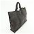 Hermès HERMES Her Line MM Handtasche Tote Bag aus Canvas Grau Schwarz - Ansicht 4