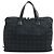 CHANEL New Travel Line Borsa briefcase in nylon e pelle Nera A15974