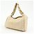 Borsa a tracolla e a mano CHANEL COCO Mark in pelle d'agnello con catena, Beige - vista 3