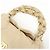 Borsa a tracolla e a mano CHANEL COCO Mark in pelle d'agnello con catena, Beige - vista 6