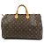 Louis Vuitton Monogram Speedy 40 Borsa a Mano Boston Bag Brown M41522