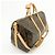 Louis Vuitton Monogram Keep All Bandouliere 50 Borsa Boston Marrone M41416 - vista 4