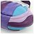 Borsa a tracolla e borsa a mano 2Way in pelle con logo PRADA Viola Blu Turchese - vista 10