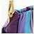 Borsa a tracolla e borsa a mano 2Way in pelle con logo PRADA Viola Blu Turchese - vista 13