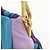 Borsa a tracolla e borsa a mano 2Way in pelle con logo PRADA Viola Blu Turchese - vista 16