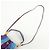 Borsa a tracolla e borsa a mano 2Way in pelle con logo PRADA Viola Blu Turchese - vista 6