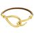Hermès Bracciale in pelle HERMES Jumbo Choker Marrone Oro
