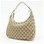 Borsa a tracolla e borsa a mano GUCCI GG Canvas Leather Beige White 153010 - vista 3