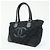 CHANEL Paris New York COCO Mark Nylon Leather Tote Bag Black A33100 - vista 3