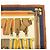 Hermès HERMES Carre 42 Seidentuch 100% LES SANGLES Orange Brown Yellow - Ansicht 4