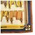 Hermès HERMES Carre 42 Seidentuch 100% LES SANGLES Orange Brown Yellow - Ansicht 6
