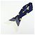 Sciarpa CHANEL COCO Mark 100% seta Coin Strip Navy Bianco Giallo - vista 14