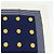 Sciarpa CHANEL COCO Mark 100% seta Coin Strip Navy Bianco Giallo - vista 4