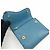 Billetera compacta tri-fold de piel Saddle Christian Dior Azul - vista 15