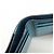 Billetera compacta tri-fold de piel Saddle Christian Dior Azul - vista 20
