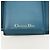 Billetera compacta tri-fold de piel Saddle Christian Dior Azul - vista 22
