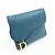 Billetera compacta tri-fold de piel Saddle Christian Dior Azul - vista 4
