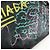 BALENCIAGA Pochette in pelle Graffiti Nero Multicolor 459745 - vista 15