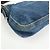 FENDI Mamma Baguette Borsa a tracolla in pelle e denim Blu 26424 - vista 11