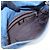 FENDI Mamma Baguette Borsa a tracolla in pelle e denim Blu 26424 - vista 19