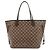 Borsa Tote Louis Vuitton Damier Ebene Canvas Leather Neverfull MM N51105