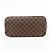 Borsa Tote Louis Vuitton Damier Ebene Canvas Leather Neverfull MM N51105 - vista 5