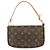 Louis Vuitton Monogram Pochette Accessoires Pouch Hand Bag Brown M51980