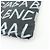 BALENCIAGA Pochette in pelle Graffiti Flat Pouch Nero Bianco - vista 6