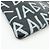 BALENCIAGA Pochette in pelle Graffiti Flat Pouch Nero Bianco - vista 7