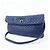 BOTTEGA VENETA Borsa a tracolla e a spalla in pelle Intrecciato Blu - vista 3
