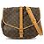 Louis Vuitton Monogram Saumur 35 Shoulder Bag Brown M42254