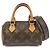 Louis Vuitton Monogram Mini Speedy & Strap 2Way Hand Bag Brown M41534