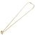 Collana Choker in metallo con logo CD Christian Dior Oro