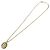 Collana Choker Christian Dior CD Logo in metallo e strass Oro