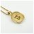 Collana Choker Christian Dior CD Logo in metallo e strass Oro - vista 4