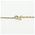 Collana Choker Christian Dior CD Logo in metallo e strass Oro - vista 9