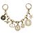 Christian Dior Logo S30 Montaigne Bee Star Metal Bag Charm Gold