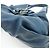 Bulgari BVLGARI Chandra Schultertasche aus Leder Double Circle Ring Turquoise Blue - Ansicht 10