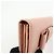 Portafoglio lungo PRADA in pelle Saffiano con nastro logo Rosa 1M1132 - vista 10