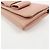 Portafoglio lungo PRADA in pelle Saffiano con nastro logo Rosa 1M1132 - vista 7