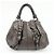 Tote PRADA Shopper aus gerafftem Nappaleder Braun - Ansicht 2
